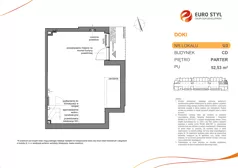 Lokal użytkowy 52,53 m², oferta nr CD/3, DOKI Living -  lokale usługowe, Gdańsk, Śródmieście, ul. Aleja Doki