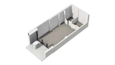 Lokal użytkowy 39,03 m², oferta nr G/U8, DOKI Living -  lokale usługowe, Gdańsk, Śródmieście, ul. Aleja Doki