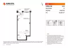 Lokal użytkowy 59,08 m², oferta nr G/U13, DOKI Living -  lokale usługowe, Gdańsk, Śródmieście, ul. Aleja Doki