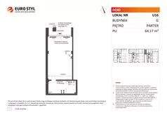 Lokal użytkowy 64,17 m², oferta nr G/U16, DOKI Living -  lokale usługowe, Gdańsk, Śródmieście, ul. Aleja Doki