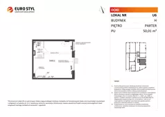 Lokal użytkowy 50,01 m², oferta nr H/U6, DOKI Living -  lokale usługowe, Gdańsk, Śródmieście, ul. Aleja Doki