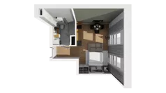 Lokal użytkowy 26,17 m², oferta nr A/201, Esencja - lokale usługowe, Gdańsk, Śródmieście, Dolne Miasto, ul. Kamienna Grobla / Jałmużnicza