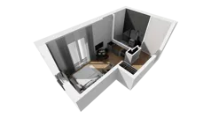 Lokal użytkowy 26,90 m², oferta nr A/202, Esencja - lokale usługowe, Gdańsk, Śródmieście, Dolne Miasto, ul. Kamienna Grobla / Jałmużnicza