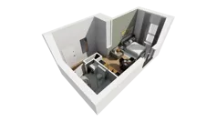 Lokal użytkowy 26,90 m², oferta nr A/202, Esencja - lokale usługowe, Gdańsk, Śródmieście, Dolne Miasto, ul. Kamienna Grobla / Jałmużnicza