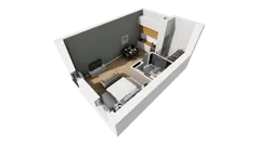 Lokal użytkowy 39,48 m², oferta nr A/203, Esencja - lokale usługowe, Gdańsk, Śródmieście, Dolne Miasto, ul. Kamienna Grobla / Jałmużnicza