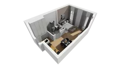 Lokal użytkowy 39,48 m², oferta nr A/203, Esencja - lokale usługowe, Gdańsk, Śródmieście, Dolne Miasto, ul. Kamienna Grobla / Jałmużnicza