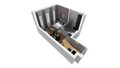 Lokal użytkowy 26,84 m², oferta nr A/204, Esencja - lokale usługowe, Gdańsk, Śródmieście, Dolne Miasto, ul. Kamienna Grobla / Jałmużnicza