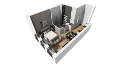 Lokal użytkowy 26,84 m², oferta nr A/204, Esencja - lokale usługowe, Gdańsk, Śródmieście, Dolne Miasto, ul. Kamienna Grobla / Jałmużnicza