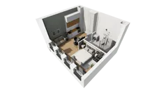 Lokal użytkowy 31,12 m², oferta nr A/205, Esencja - lokale usługowe, Gdańsk, Śródmieście, Dolne Miasto, ul. Kamienna Grobla / Jałmużnicza