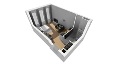 Lokal użytkowy 31,98 m², oferta nr A/206, Esencja - lokale usługowe, Gdańsk, Śródmieście, Dolne Miasto, ul. Kamienna Grobla / Jałmużnicza