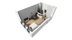Lokal użytkowy 31,98 m², oferta nr A/206, Esencja - lokale usługowe, Gdańsk, Śródmieście, Dolne Miasto, ul. Kamienna Grobla / Jałmużnicza