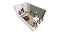 Lokal użytkowy 31,98 m², oferta nr A/206, Esencja - lokale usługowe, Gdańsk, Śródmieście, Dolne Miasto, ul. Kamienna Grobla / Jałmużnicza