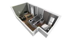 Lokal użytkowy 40,30 m², oferta nr A/207, Esencja - lokale usługowe, Gdańsk, Śródmieście, Dolne Miasto, ul. Kamienna Grobla / Jałmużnicza