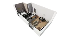 Lokal użytkowy 40,30 m², oferta nr A/207, Esencja - lokale usługowe, Gdańsk, Śródmieście, Dolne Miasto, ul. Kamienna Grobla / Jałmużnicza