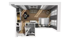 Lokal użytkowy 32,92 m², oferta nr A/211, Esencja - lokale usługowe, Gdańsk, Śródmieście, Dolne Miasto, ul. Kamienna Grobla / Jałmużnicza