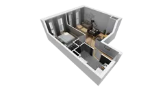 Lokal użytkowy 39,02 m², oferta nr A/214, Esencja - lokale usługowe, Gdańsk, Śródmieście, Dolne Miasto, ul. Kamienna Grobla / Jałmużnicza