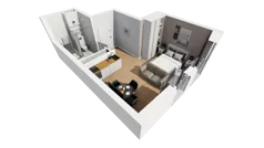Lokal użytkowy 27,07 m², oferta nr A/220, Esencja - lokale usługowe, Gdańsk, Śródmieście, Dolne Miasto, ul. Kamienna Grobla / Jałmużnicza