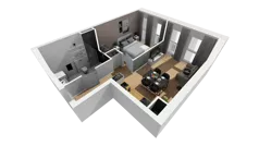 Lokal użytkowy 39,01 m², oferta nr A/222, Esencja - lokale usługowe, Gdańsk, Śródmieście, Dolne Miasto, ul. Kamienna Grobla / Jałmużnicza