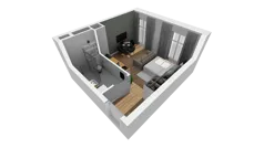 Lokal użytkowy 26,10 m², oferta nr A/226, Esencja - lokale usługowe, Gdańsk, Śródmieście, Dolne Miasto, ul. Kamienna Grobla / Jałmużnicza