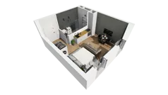 Lokal użytkowy 26,10 m², oferta nr A/226, Esencja - lokale usługowe, Gdańsk, Śródmieście, Dolne Miasto, ul. Kamienna Grobla / Jałmużnicza