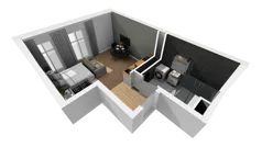 Lokal użytkowy 27,06 m², oferta nr A/228, Esencja - lokale usługowe, Gdańsk, Śródmieście, Dolne Miasto, ul. Kamienna Grobla / Jałmużnicza