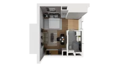 Lokal użytkowy 26,95 m², oferta nr A/234, Esencja - lokale usługowe, Gdańsk, Śródmieście, Dolne Miasto, ul. Kamienna Grobla / Jałmużnicza