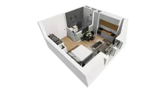 Lokal użytkowy 26,95 m², oferta nr A/234, Esencja - lokale usługowe, Gdańsk, Śródmieście, Dolne Miasto, ul. Kamienna Grobla / Jałmużnicza