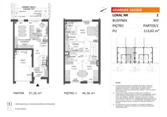 1 pokój, mieszkanie 113,62 m², parter, oferta nr M3/2, Gdańskie Zacisze, Gdańsk, Kokoszki, ul. Bysewska