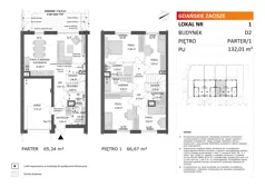 1 pokój, mieszkanie 132,01 m², parter, oferta nr D2/1, Gdańskie Zacisze, Gdańsk, Kokoszki, ul. Bysewska