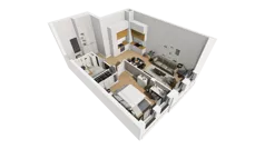 2 pokoje, mieszkanie 51,94 m², parter, oferta nr A/60, Esencja, Gdańsk, Śródmieście, Dolne Miasto, ul. Kamienna Grobla / Jałmużnicza