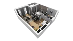2 pokoje, mieszkanie 41,89 m², piętro 2, oferta nr A/78, Esencja, Gdańsk, Śródmieście, Dolne Miasto, ul. Kamienna Grobla / Jałmużnicza