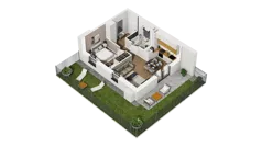 2 pokoje, mieszkanie 39,27 m², parter, oferta nr C/6, Osiedle Warszawska - etap II, Gdańsk, Ujeścisko-Łostowice, Ujeścisko, ul. Warszawska