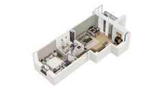2 pokoje, mieszkanie 39,78 m², parter, oferta nr B/19, Osiedle Warszawska - etap III, Gdańsk, Ujeścisko-Łostowice, Ujeścisko, ul. Warszawska