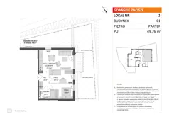 3 pokoje, mieszkanie 47,59 m², piętro 1, oferta nr A1/3, Gdańskie Zacisze, Gdańsk, Kokoszki, ul. Bysewska