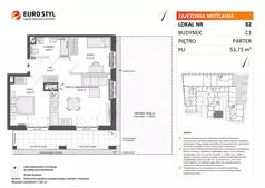 3 pokoje, mieszkanie 53,23 m², piętro 1, oferta nr C1/117, Zajezdnia Motława - bud C1, Gdańsk, Śródmieście, Dolne Miasto, ul. Kurza