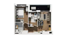 3 pokoje, mieszkanie 50,26 m², piętro 2, oferta nr D/20, Osiedle Warszawska - etap II, Gdańsk, Ujeścisko-Łostowice, Ujeścisko, ul. Warszawska