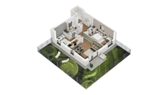 3 pokoje, mieszkanie 61,48 m², parter, oferta nr C/3, Osiedle Warszawska - etap II, Gdańsk, Ujeścisko-Łostowice, Ujeścisko, ul. Warszawska