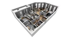 4 pokoje, mieszkanie 89,68 m², piętro 1, oferta nr A/6, Esencja, Gdańsk, Śródmieście, Dolne Miasto, ul. Kamienna Grobla / Jałmużnicza