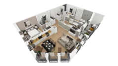 4 pokoje, mieszkanie 89,68 m², piętro 1, oferta nr A/6, Esencja, Gdańsk, Śródmieście, Dolne Miasto, ul. Kamienna Grobla / Jałmużnicza