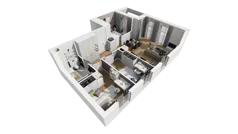 4 pokoje, mieszkanie 65,49 m², piętro 1, oferta nr A/10, Esencja, Gdańsk, Śródmieście, Dolne Miasto, ul. Kamienna Grobla / Jałmużnicza