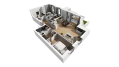 4 pokoje, mieszkanie 108,58 m², piętro 5, oferta nr A/56, Esencja, Gdańsk, Śródmieście, Dolne Miasto, ul. Kamienna Grobla / Jałmużnicza