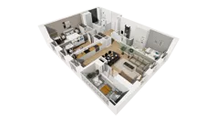 4 pokoje, mieszkanie 85,78 m², piętro 1, oferta nr A/70, Esencja, Gdańsk, Śródmieście, Dolne Miasto, ul. Kamienna Grobla / Jałmużnicza