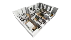 4 pokoje, mieszkanie 85,78 m², piętro 1, oferta nr A/70, Esencja, Gdańsk, Śródmieście, Dolne Miasto, ul. Kamienna Grobla / Jałmużnicza