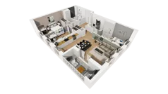 4 pokoje, mieszkanie 85,85 m², piętro 3, oferta nr A/88, Esencja, Gdańsk, Śródmieście, Dolne Miasto, ul. Kamienna Grobla / Jałmużnicza