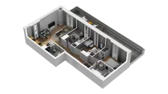 4 pokoje, mieszkanie 61,87 m², piętro 4, oferta nr C/52, Osiedle Orzechowa, Gdynia, Chylonia, ul. Meksykańska/Orzechowa