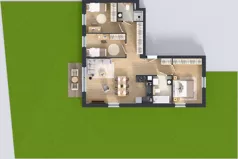 4 pokoje, mieszkanie 74,23 m², parter, oferta nr B2/1, Gdańskie Zacisze, Gdańsk, Kokoszki, ul. Bysewska