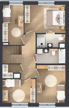 1 pokój, mieszkanie 132,01 m², parter, oferta nr D1/2, Gdańskie Zacisze, Gdańsk, Kokoszki, ul. Bysewska