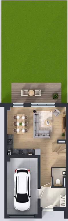 1 pokój, mieszkanie 113,62 m², parter, oferta nr M1/2, Gdańskie Zacisze, Gdańsk, Kokoszki, ul. Bysewska