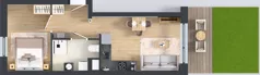 2 pokoje, mieszkanie 37,76 m², parter, oferta nr A/5, Osiedle Warszawska - etap IV, Gdańsk, Ujeścisko-Łostowice, Ujeścisko, ul. Warszawska