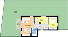 3 pokoje, mieszkanie 53,24 m², parter, oferta nr B1/2, Gdańskie Zacisze, Gdańsk, Kokoszki, ul. Bysewska